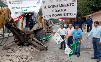 MUNICIPIO Y DAPA INICIAN REHABILITACION DE DRENAJE