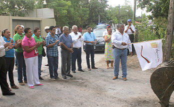 ALCALDE DIO BANDERAZO DE ARRANQUE A OBRA DE PAVIMENTACION