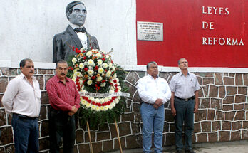 Ceremonia Cívica, por el 140 aniversario luctuoso de Benito Juárez