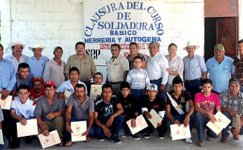 Clausura del Curso de Soldadura Básico, Herrería y Autógena