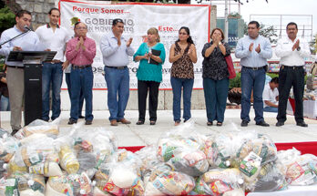 900 DESPENSAS, 400 COLCHONETAS, 400 COBERTORES Y 200 BOTELLAS DE AGUA, SE DISTRIBUYEN A PARTIR DE HOY