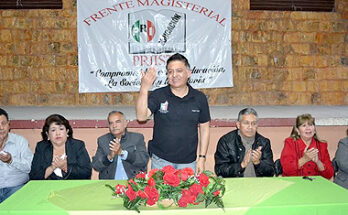 REFRENDAN COMPROMISO CON EL FRENTE MAGISTERIAL PRIÍSTA DE LA HUASTECA POTOSINA